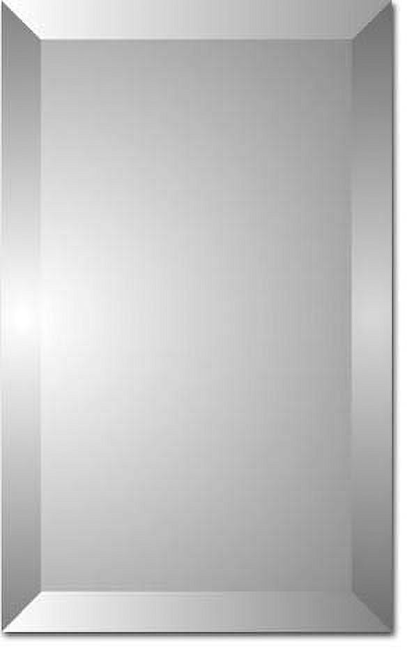 Polished Metal Swing Door Medicine Cabinet with Adjustable Shelves