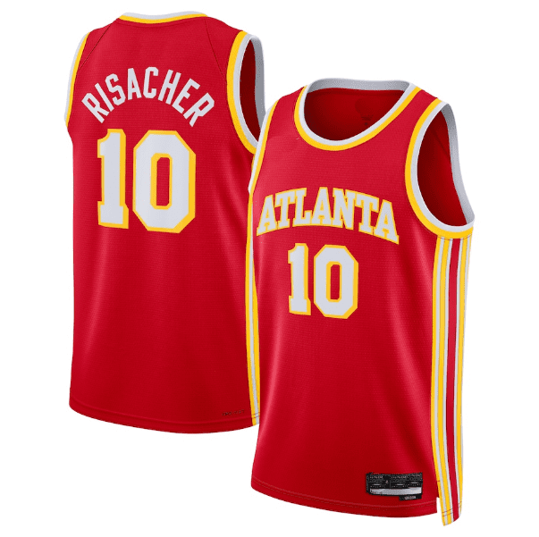 Zaccharie Risacher Red Icon Edition Swingman-Men's-Jersey - Walmart.com