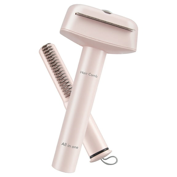 Zacenei 3 in 1 Pet Grooming Tool for Dogs & Cats,Deshedding,Detangling & Thinning Brush,All-in-One Pet Hair Comb Pet Dogs & Cats Brush for Long&Short Fur,Gentle,Ergonomic, Ideal for All Breeds,Pink