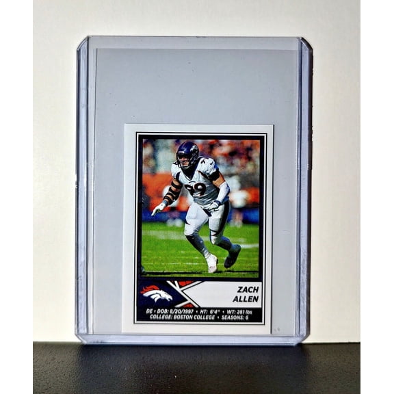 Zach Allen 2024 Panini NFL Sticker #241 Denver Broncos