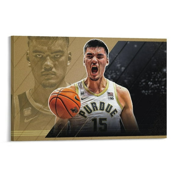 Zach Edey Canvas Poster Posters Wall Art Painting Canvas Gift Living Room Prints Bedroom Decor Poster Artworks 20x30inch(50x75cm)