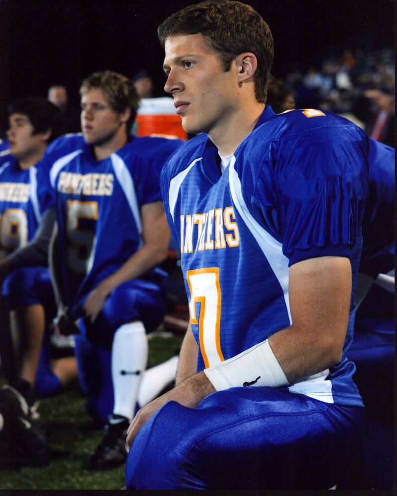 Zach Gilford Wearing Football Uniform In Friday Night Lights Photo