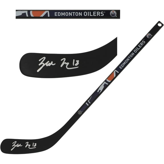 Zach Hyman Edmonton Oilers Autographed Mini Composite Hockey Stick - Fanatics Authentic Certified
