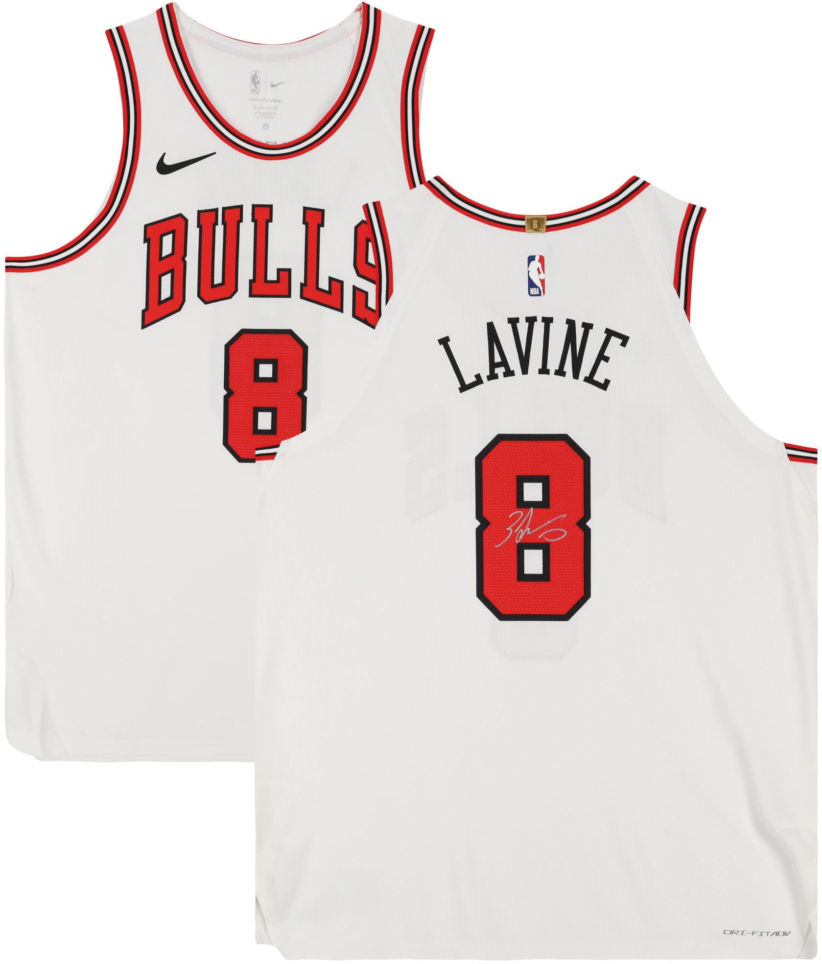 zach lavine white bulls jersey