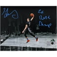 thumbnail image 1 of Zach LaVine Minnesota Timberwolves Autographed 8" x 10" 2016 Slam Dunk Competition Spotlight Photograph with "2x Dunk Champ" Inscription - Fanatics Authentic Certified, 1 of 1