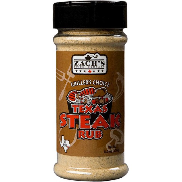 Zach's Texas Steak Rub, 6 oz