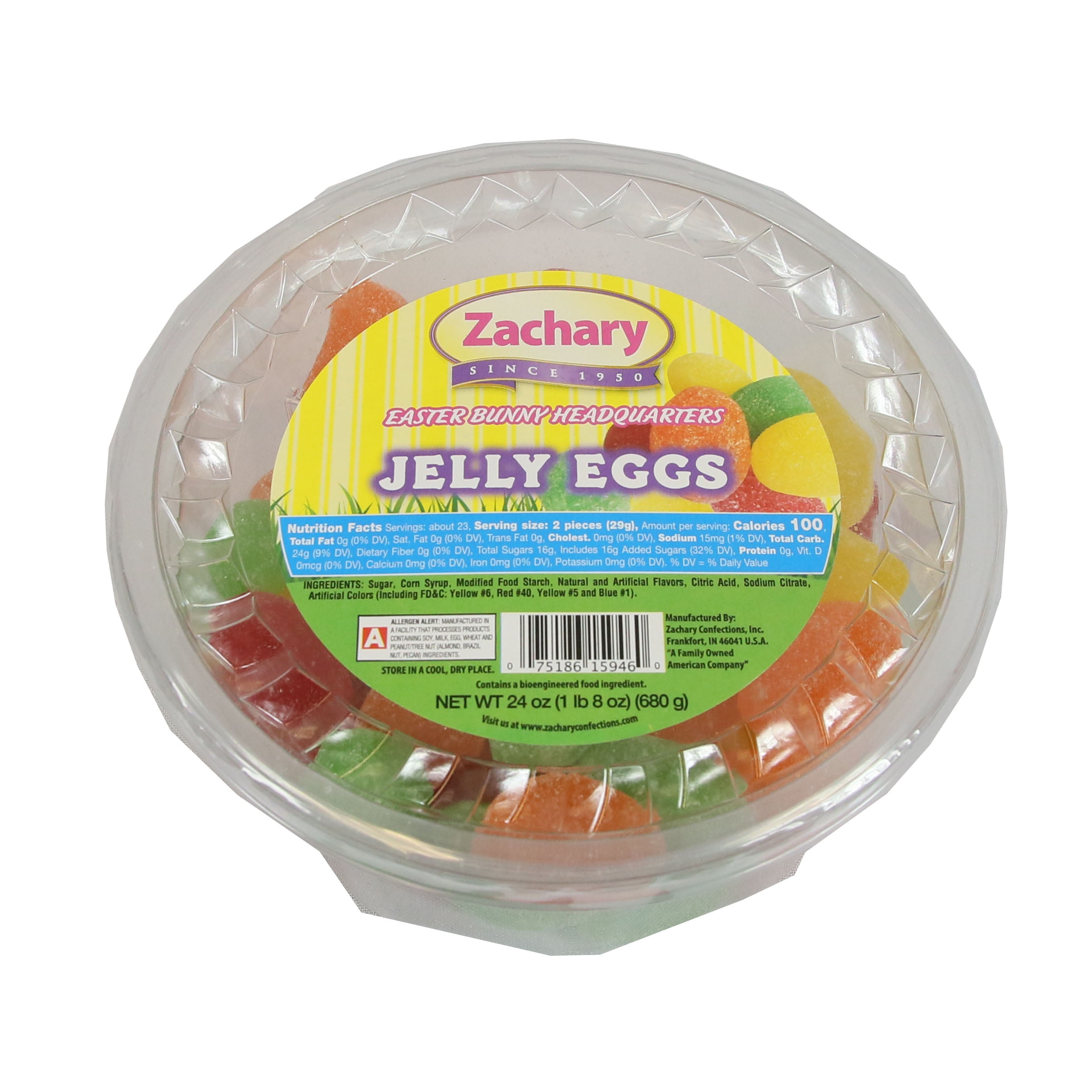 Zachary 24 oz. Easter Jelly Eggs Are Bursting with Flavor.