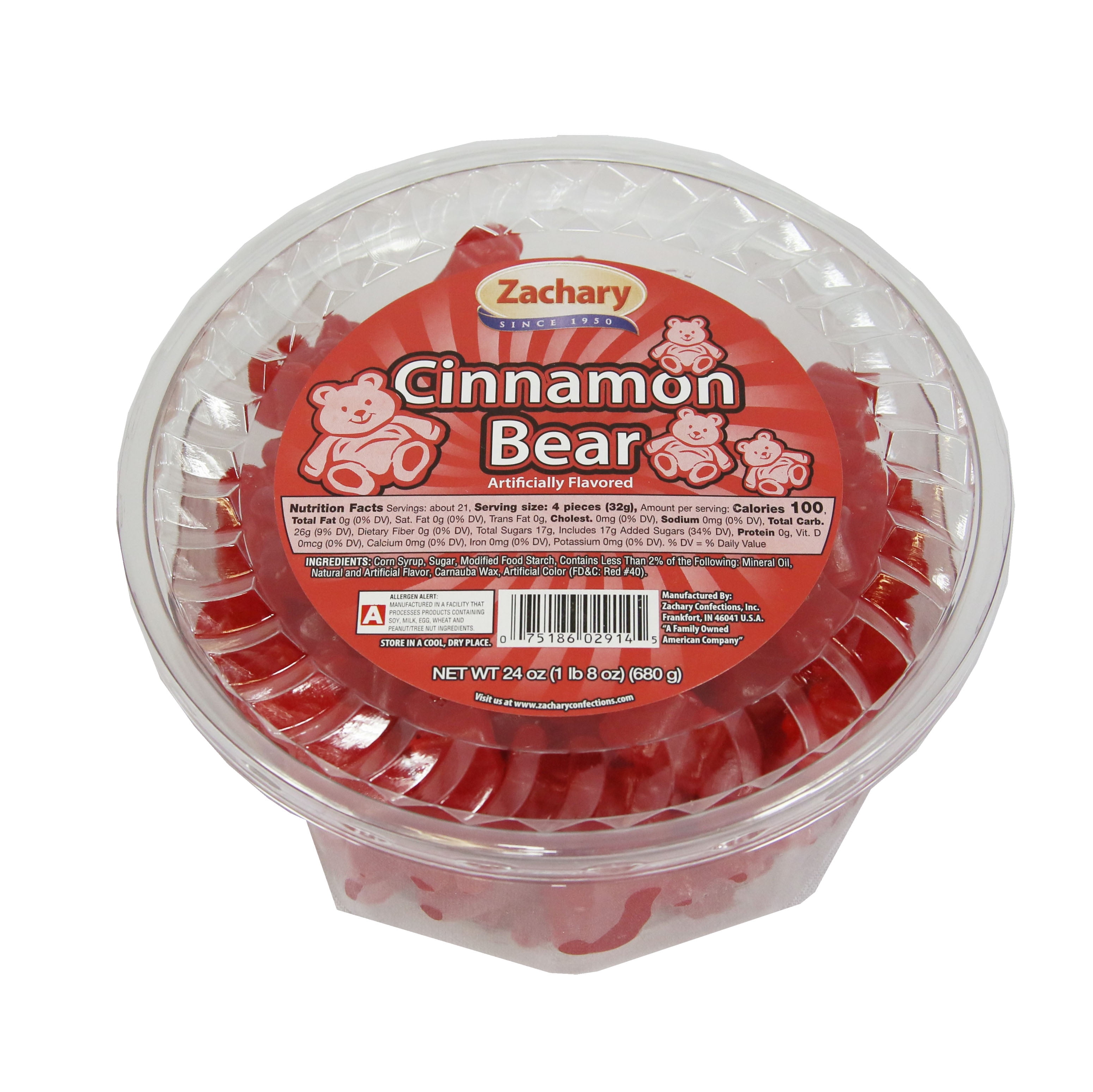 Zachary, Cinnamon Bears Candy, 24 oz
