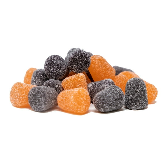 Zachary Halloween Orange and Black Spice Drops 3 lb. Bulk Bag