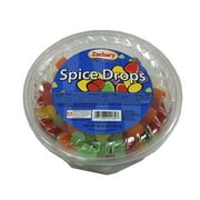 Zachary Spice Drops Tub 32 oz. Jelly Candy Regular Size Pieces