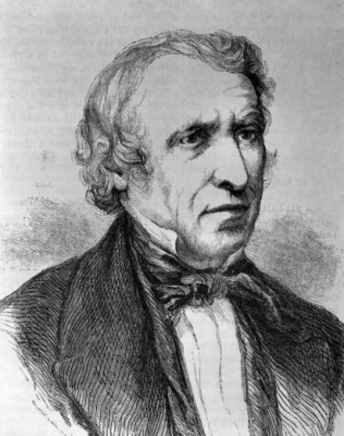 Zachary Taylor  12th president of the USA  portrait  illustration Canvas Art -  (24 x 36)