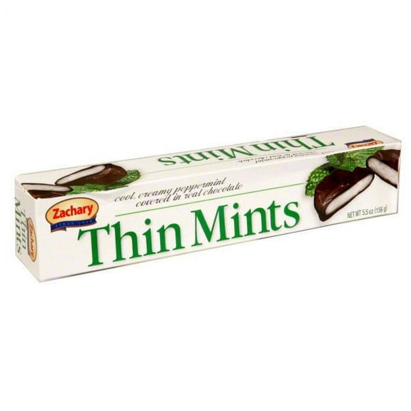 Zachary Thin Mints - 3-pack bundle - Dark Chocolate Covered Peppermint Candy - American Made Candies