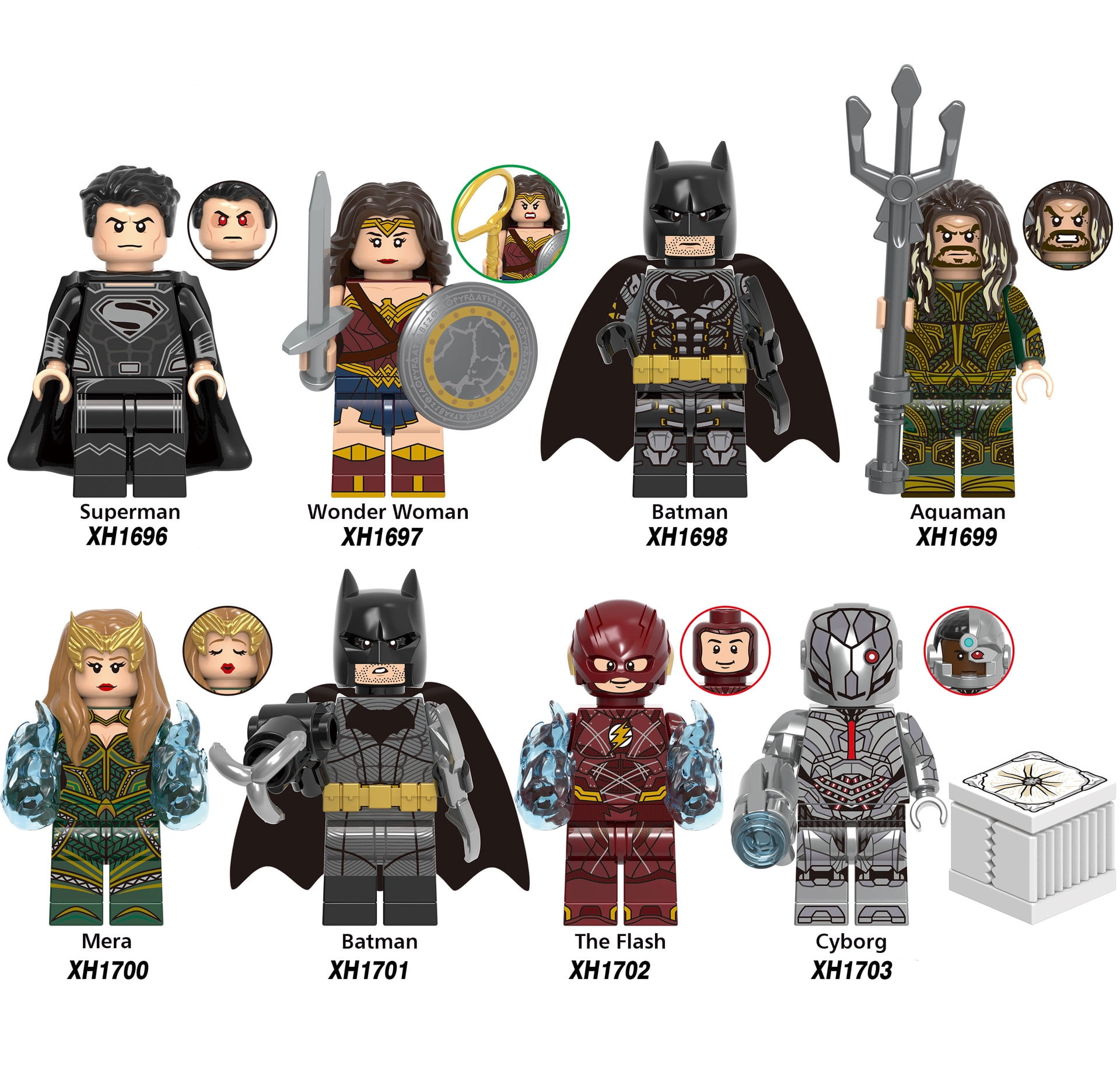 Zack Snyder's Justice League DC Building Block Figure Set X