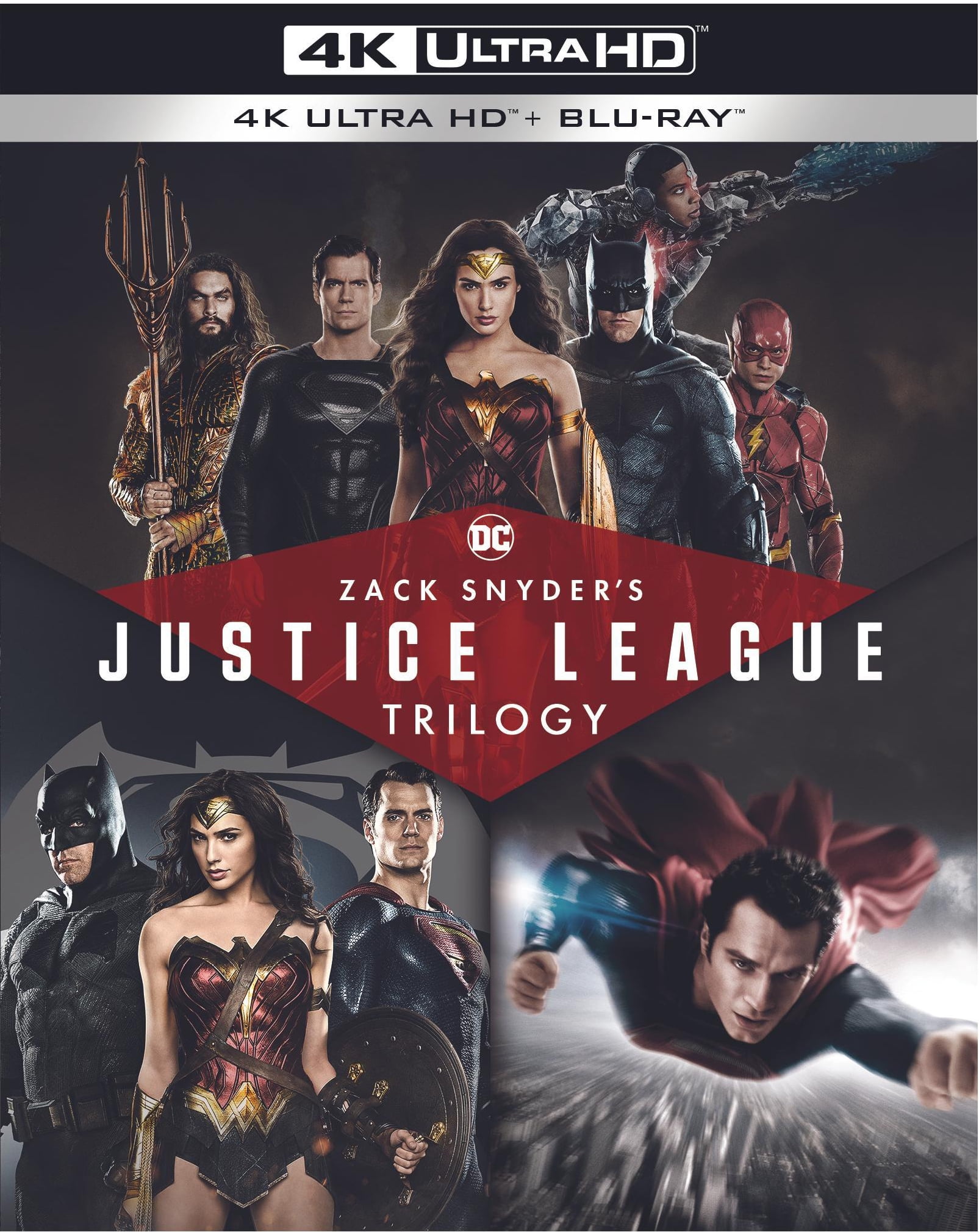 Justice League Trilogy 4K Ultra HD Blu-ray Set Dominican Republic