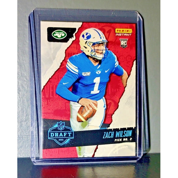 Zack Wilson 2021 Panini NFL Instant Draft Night #2 Rookie Card 1 of 2894