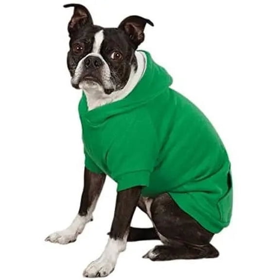 Zack & Zoey Fleece-Lined Hoodie for Dogs 24" XL Green