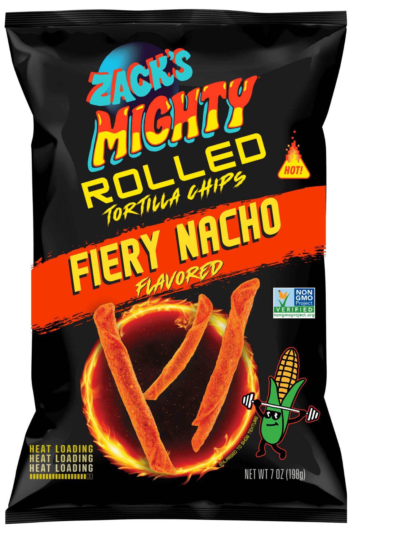 Zack's Mighty Fiery Nacho Rolled Tortilla Chips, 7 oz - Walmart.com