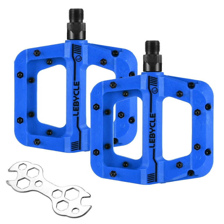 Zacro Bike Pedals, Nylon Non-Slip Mountain Bike Pedals Platform