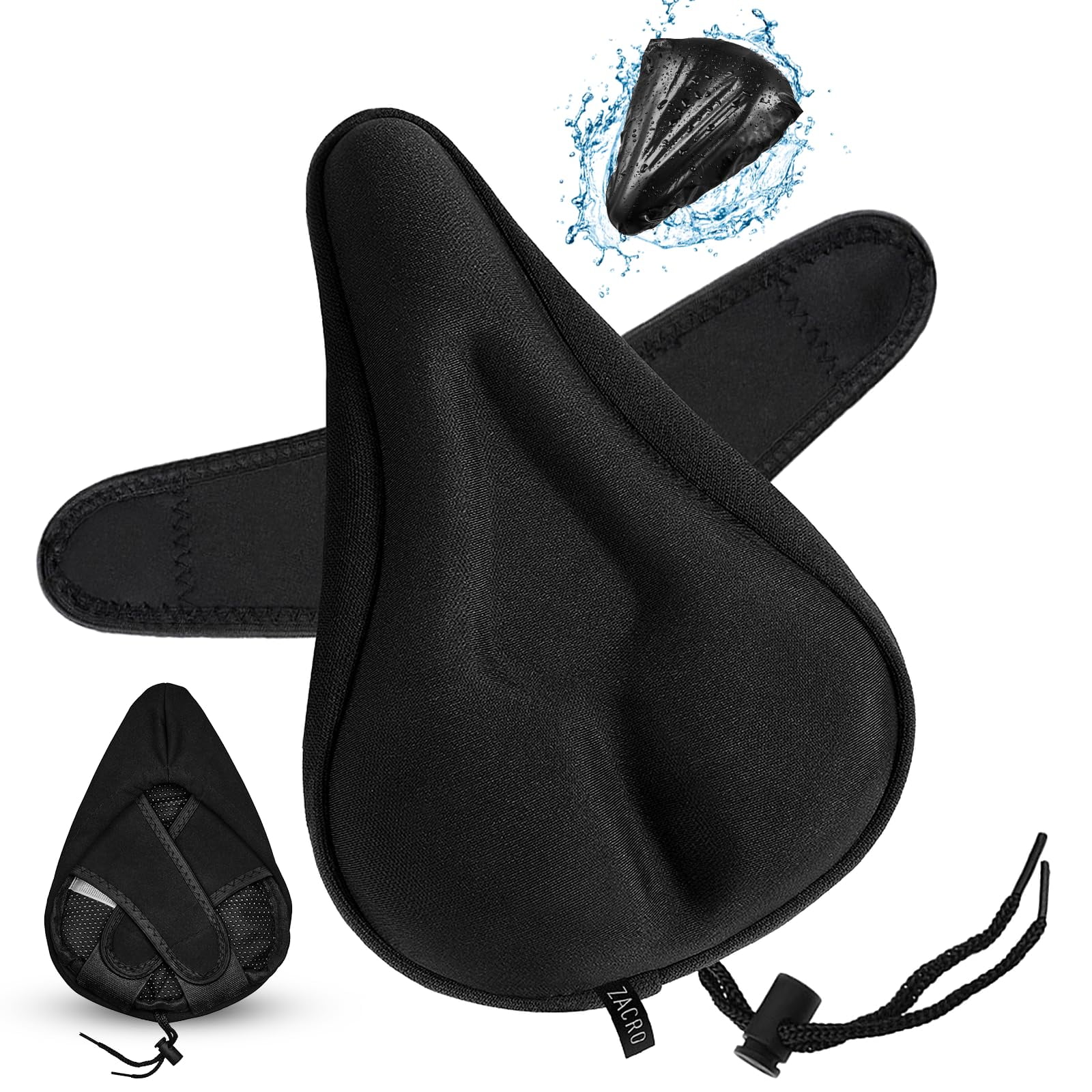 Bicycle Seat Cushion Zacro Gel Zacro Jelly Bike Seat Cover Zacro