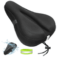 thumbnail image 1 of Zacro Bike Seat Cover, Gel Bike Seat Cushion Cover with Memory Foam for Men Women, Comfortable Bicycle Seat Saddle for Outdoor & Indoor, 1 of 9