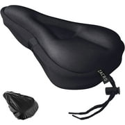 Zacro Bike Seat Cushion - Extra Soft Exercise Bicycle Saddle Cover, Gel Padded Bike Seat Cover for Men Women & Outdoor Biking