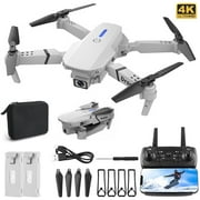 Zacro Drone with 4K Camera, Wi-Fi FPV Foldable Drone for Kids and Adults with Headless Mode/3D Flips, RC Quadcopter for Beginners