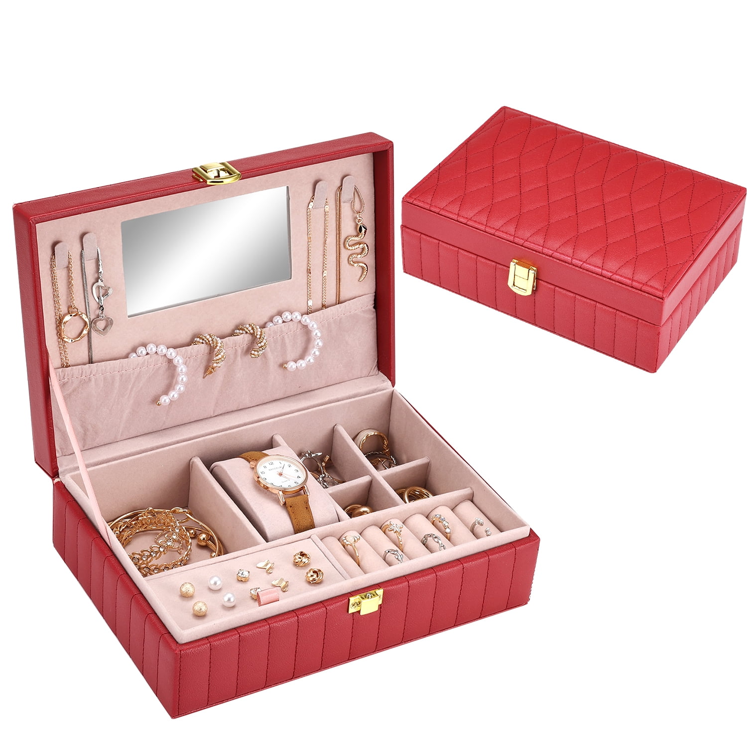 Zacro Jewelry Box Organizer for Women Girls, Travel Jewelry Storage