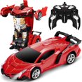 thumbnail image 1 of Zacro Transform RC Car Toys, 2.4Ghz 1:18 Scale Remote Control Car Transforming Robot, One-Button Deformation 360 Rotation Drifting Car Transform Toys Gift, 1 of 8
