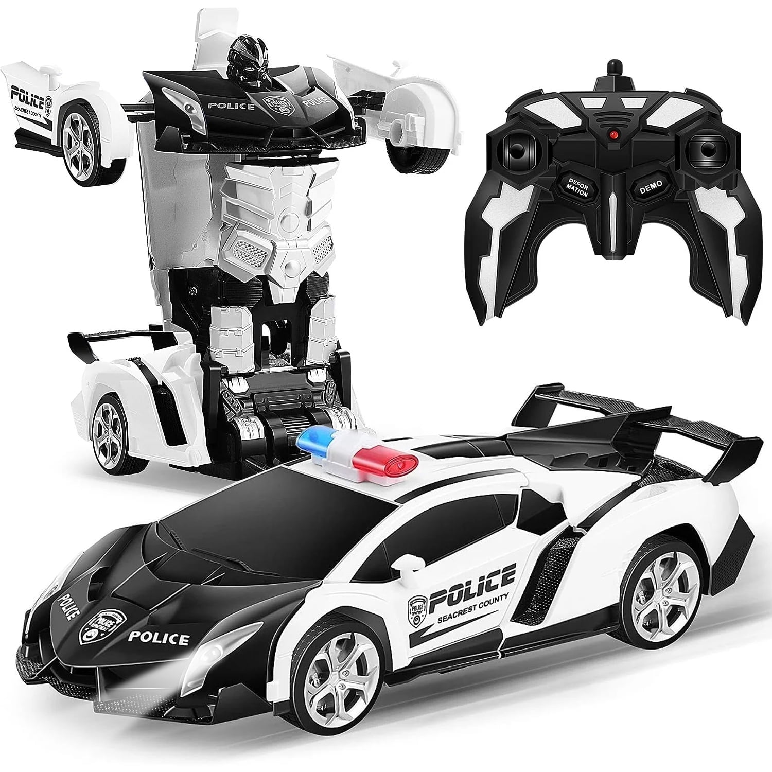 ロビトロニック　スカルペル　1/18 ラジコン Zacro Transform RC Car Robot 1:18 Scale Remote Control Car, One