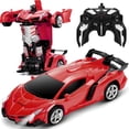 thumbnail image 1 of Zacro Transform RC Car Toys, 2.4Ghz 1:18 Scale Remote Control Car Transforming Robot, One-Button Deformation 360 Rotation Drifting Car Transform Toys Gift, 1 of 8
