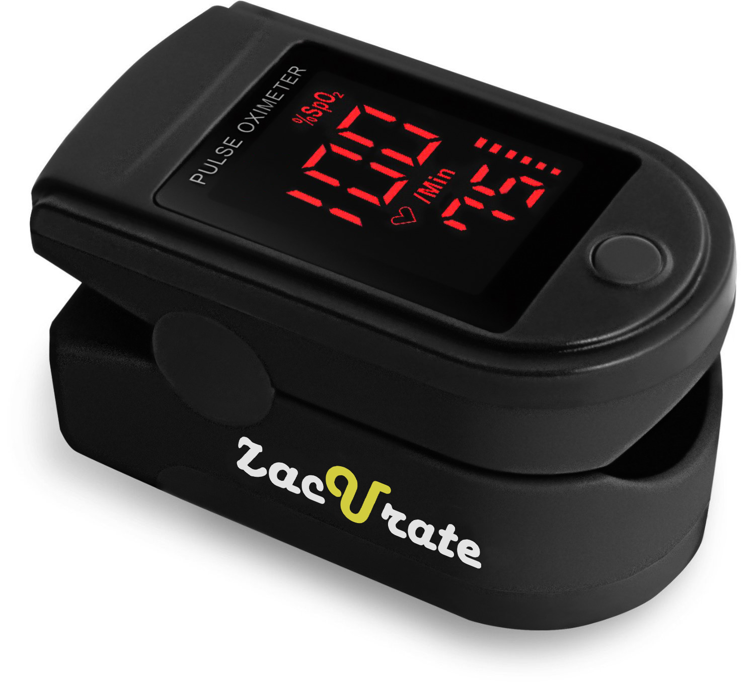 Zacurate Pro Series 500DL Sporting and Aviation Fingertip Pulse Oximeter Blood Oxygen Saturation Monitor (Royal Black) - image 1 of 7