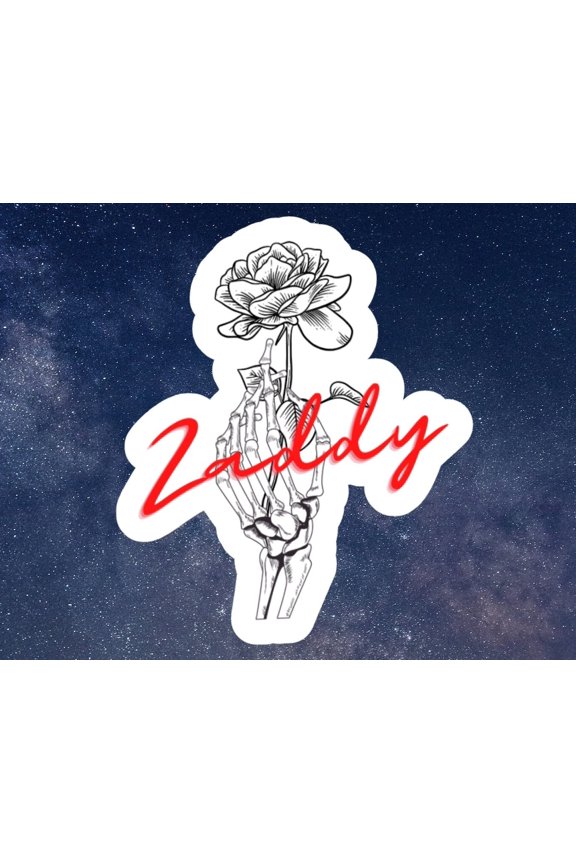 Zaddy Book Bookish Book Sticker