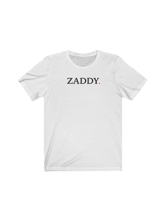 Zaddy Statement Black White Grey Red T-Shirt