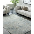 thumbnail image 1 of BoutiqueRugs Zadie Contemporary Runner Rug - Light Gray, Beige, Pale Blue - 2'7" x 7'3" Runner, 1 of 8