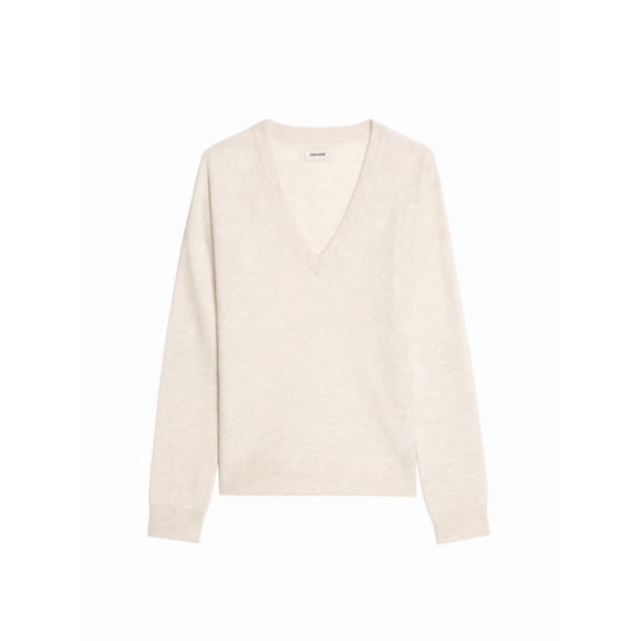 Zadig & Voltaire Heart Patch Detail Wool Sweater (Women's)