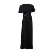 Zadig & Voltaire Mid-Calf Midi Dress With Gathered Waist Women's