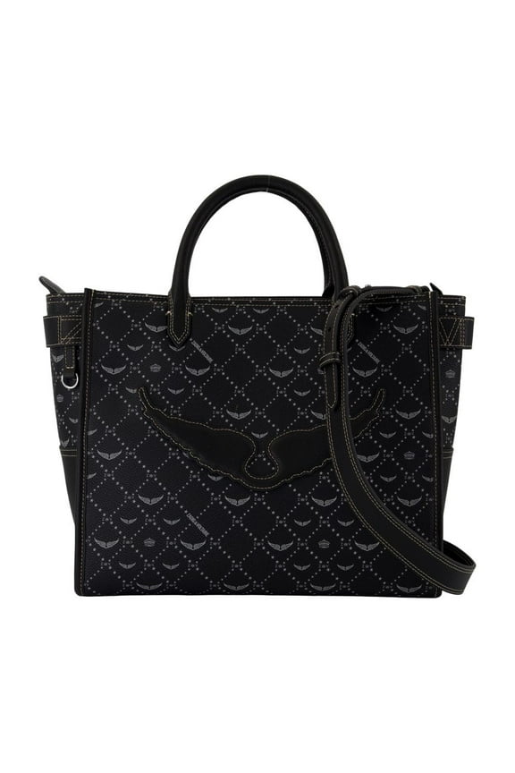 Women's Angel Monogram Bag - Synthetic - Black Black