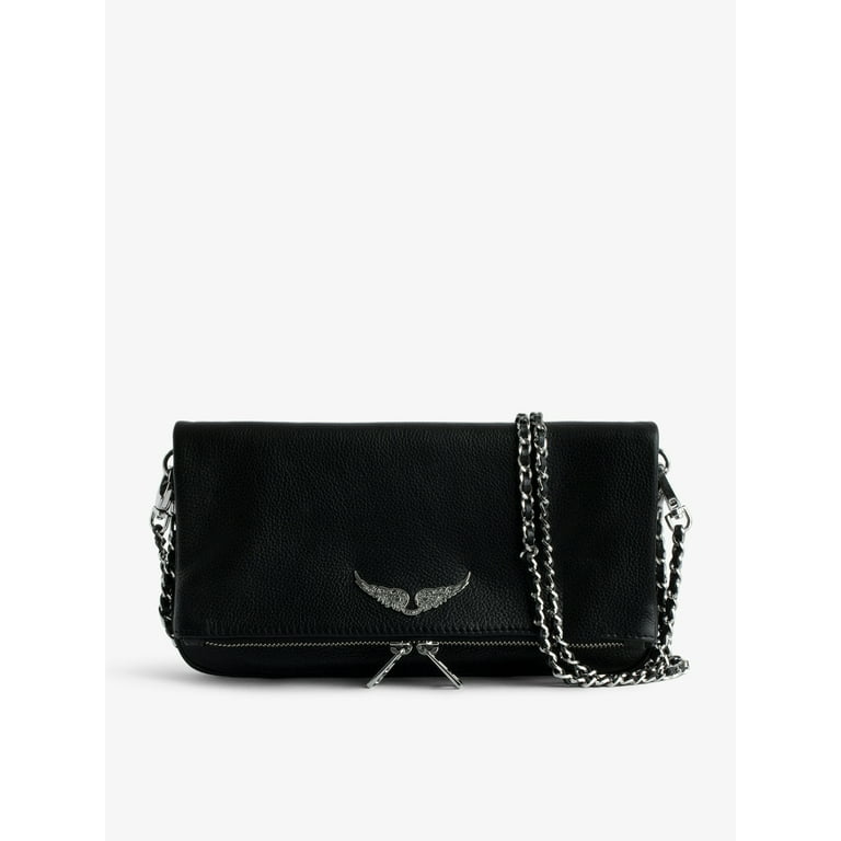 ショルダーバッグ・ポシェット ZADIG & VOLTAIRE Zadig & Voltaire® Women's Rock Clutch in Black Leather Bag