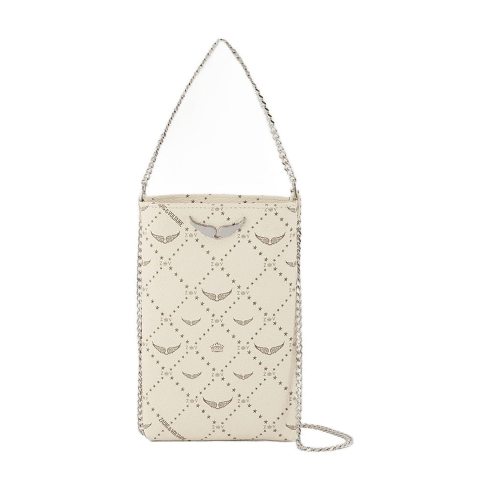クラッチバッグ Rock Phone Pouch - Zadig & Voltaire - Leather - White Zadig & Voltaire Women's Rock Phone Pouch - Leather - White
