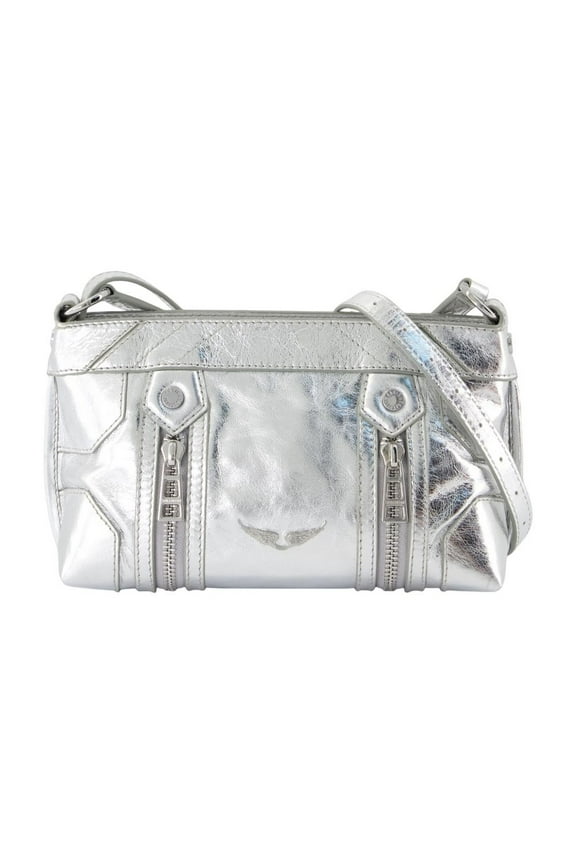 Women's Sunny Mood Crossbody - Leather - Silver Silver