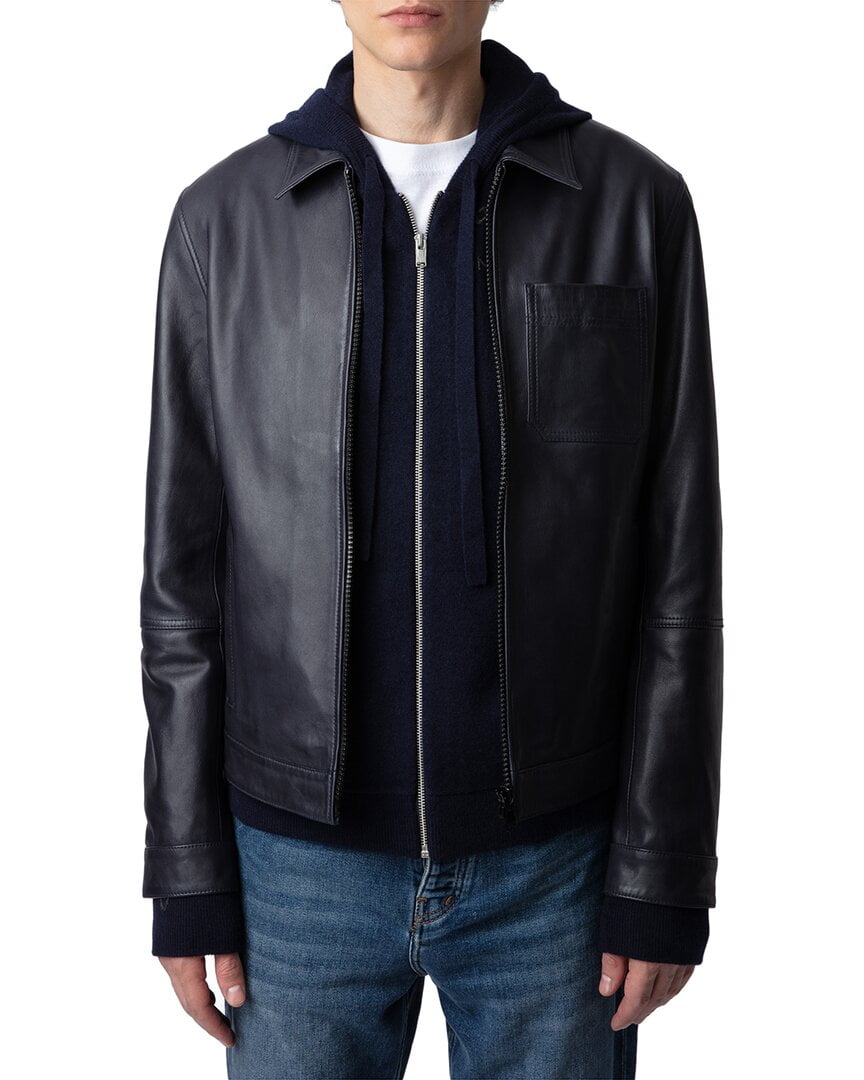 ZADIG & VOLTAIRE X SCHOTT PERFECTO BIKER MOTORCYCLE BLACK