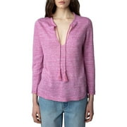 Zadig & Voltaire womens  Amber Linen & Silk-Blend Sweater, S