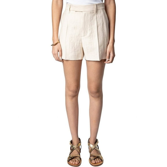 Zadig & Voltaire womens  Please Tailleur Linen-Blend Short, 38