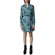 Zadig & Voltaire womens  Refla Bohemian Patch Mini Dress, S