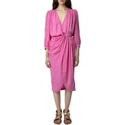 Zadig & Voltaire womens  Renew Silk Midi Dress, M