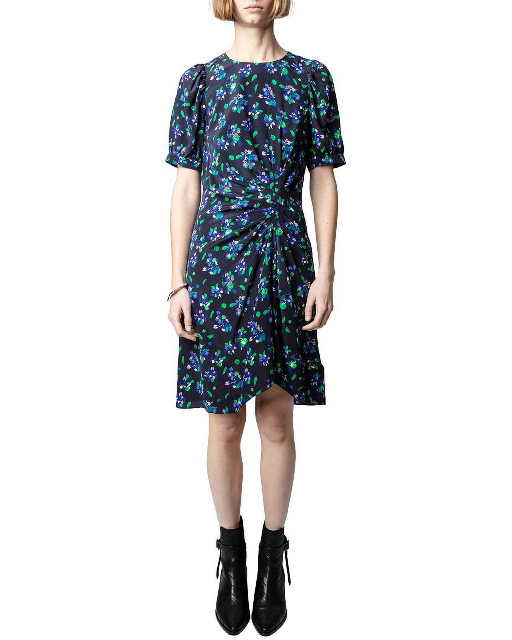 Zadig & Voltaire womens Rixe Bianca Flower Wool-Blend Mini