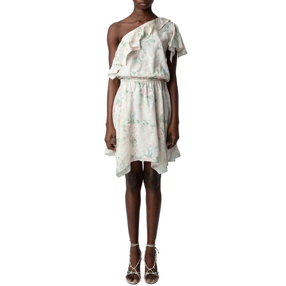 Zadig & Voltaire womens  Robbie Jac Chaines Faded Silk Dress, l