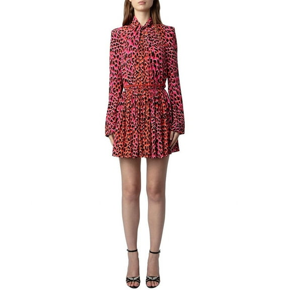 Zadig & Voltaire womens  Ryde Leo Silk Dress, xs