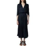 Zadig & Voltaire womens  Ryoko Satin Maxi Dress, M