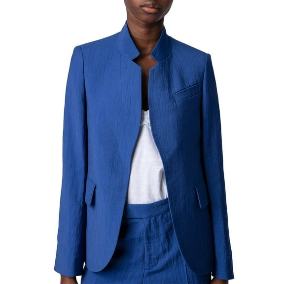 Zadig & Voltaire womens  Very Tailleur Lin Linen-Blend Blazer, 34